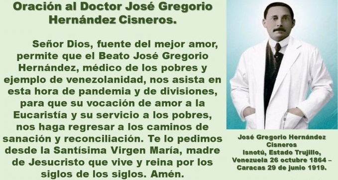 oraciones de sanación beato venezolano josé gregorio hernández