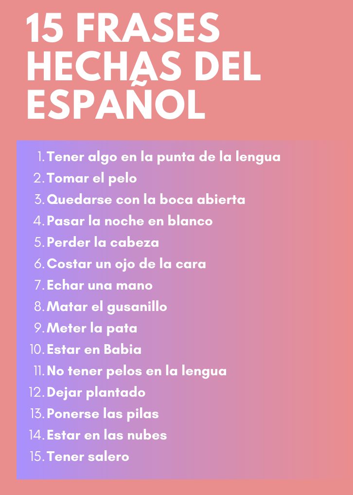 oraciones español populares